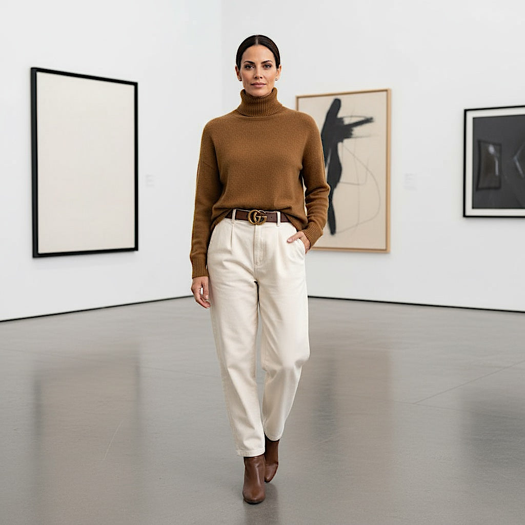 Dolcevita Oversize – Cammello (100% Cashmere)