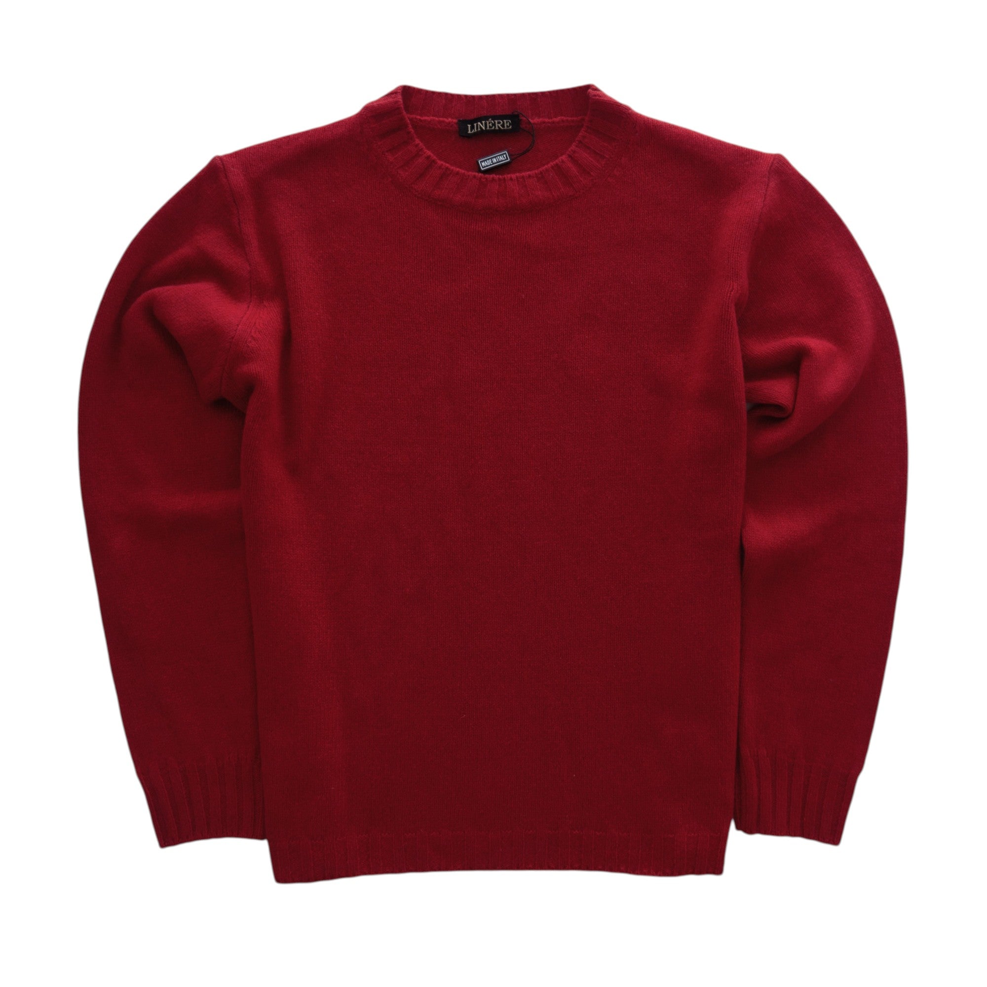 Rundhals Cashmere – Rosso (100% Cashmere)