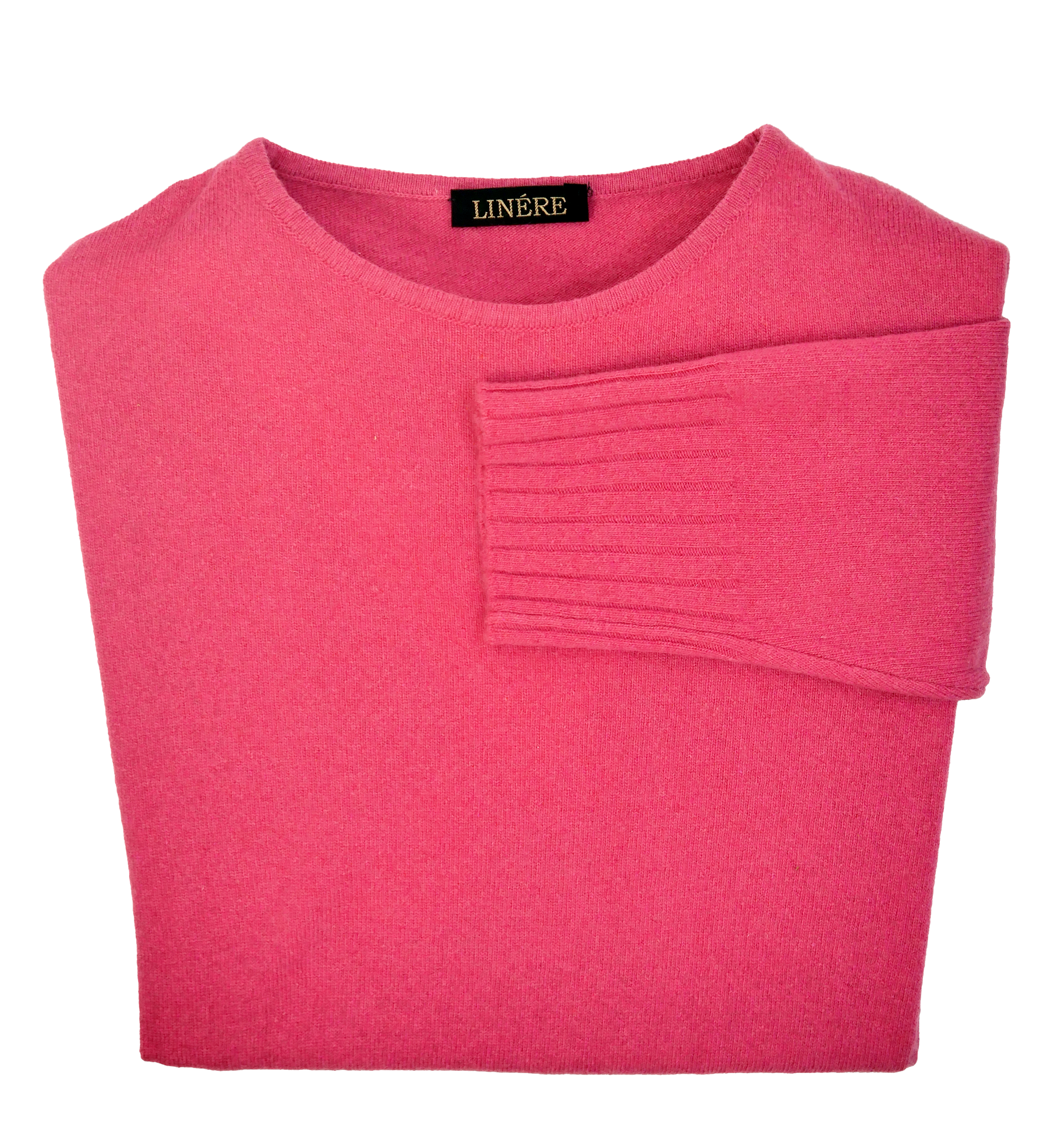 Oversize Cashmere Pullover – Fuxia (100% Cashmere)